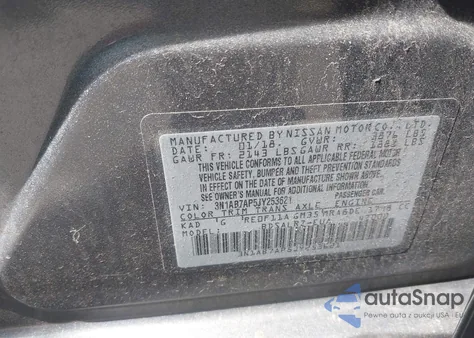 2018 Nissan Sentra Sr из США, поврежденный, VIN 3N1AB7AP5JY253621